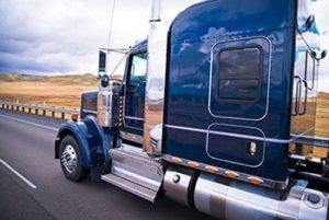Blue semi on the road for a Truck Accident Lawyer Tinton Falls, NJ
